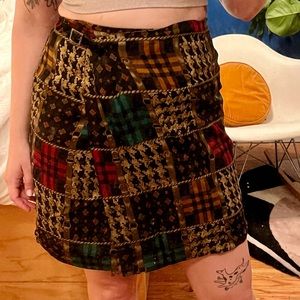 Vintage wrap dress with buckle detail